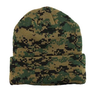 Gorro de Camuflaje Unisex 100% Acrílico, Gorro de Invierno, Gorro de Punto Informal para Exteriores, 56-58CM - Product Image 6