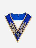 Tablier maçonnique de luxe en peau d'agneau, fait main, personnalisable, brodé, à coudre, avec bordure en fil d'or, à rabat carré traditionnel
