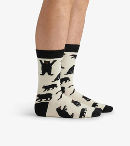Design Your Own <b>Winter</b> Unisex Crew <b>Socks</b> 100% Cotton Knitted Eco-Friendly Breathable Anti-Bacterial <b>Thick</b> for Workouts - Product Image 2