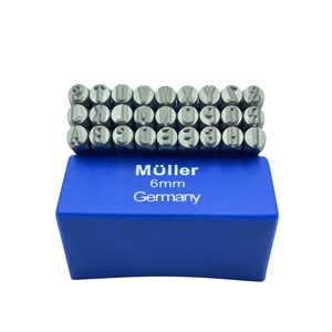 ชุดตัวอักษรแบบคลาสสิกขนาด 6 มม. สำหรับงานอุตสาหกรรม ปรับแต่งได้ตามต้องการ (OEM & ODM) เครื่องมือช่างสำหรับตัวอักษรภาษาเยอรมัน - Product Image 2