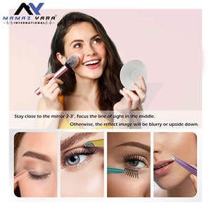 Pince à épiler de précision avec miroir grossissant, ensemble de pinces à épiler pour sourcils, idéal pour les poils du visage et l'élimination des poils incarnés, ensemble de 4 pièces pour femmes et hommes - Product Image 5