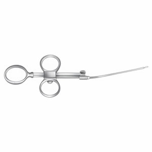 Krause-Voss Ear Polypus Snares, instrument chirurgical à pointe fermée pour l'élimination précise des polypes auriculaires en otolaryngologie et otologie - Product Image 4