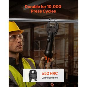 Mordaza MegaPress de 1/2 pulgada para herramientas de prensado de la serie Compact, mordaza de prensado de acero endurecido 52 HRC, compatible con soldadoras de prensado de 24KN - Product Image 4