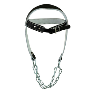 Weight Lifting-Non-Slip Chin and Neck Exerciser Straps high Quality Neoprene Neck <b>Training</b> <b>Head</b> Harness with Chain - Product Image 3