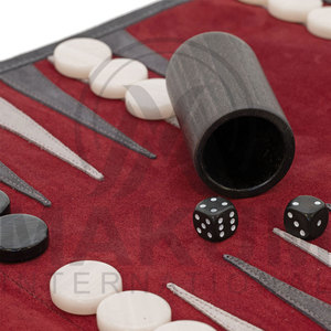 Juego de Ajedrez Portátil de Alta Calidad, Estuche de Viaje Enrollable de Cuero PU de Lujo, Tablero Plegable Hecho a Mano, Backgammon - Product Image 5