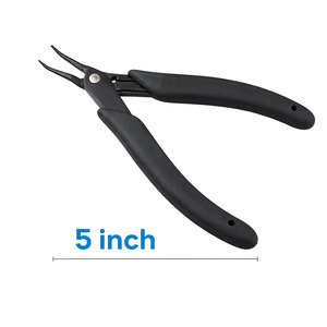 Bent Chain Nose Pliers Jewelry Making <b>Tool</b> <b>Precision</b> Tip for Wire Work DIY Craft Supplies - Product Image 2