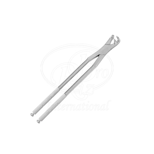 Pinza de Extracción Dental Equina de 3 Puntas para Molares Inferiores Izquierdos, Acero Inoxidable, 19 Pulgadas, Herramienta Veterinaria para Caballos - Product Image 4
