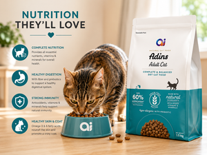 Nourriture sèche pour chats de qualité supérieure, riche en protéines et nutrition complète, croissance saine, énergie forte, soutien digestif et excellent goût - Product Image 6