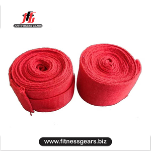 JUST FITNESS GEARS - Vendas para Manos Personalizadas de Poliéster, Unisex, Transpirables, Duraderas, con Cierre de Tirón, Protección Básica para Fisicoculturismo - Product Image 2