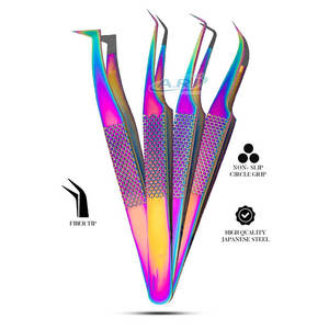 Pinzas con Punta de Fibra, Herramientas de Acero Inoxidable de Precisión con Punta Fina para Manualidades y Proyectos de Aficionados, Pinzas Antiestáticas con Punta de Fibra - Product Image 4