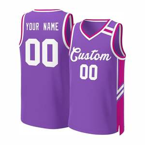 Camisetas de Baloncesto Casuales de Verano, Sublimadas, Deportivas, Transpirables, Uniformes Deportivos con Nombre y Número Personalizados, Protección UV - Product Image 4