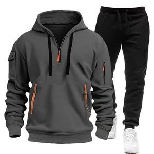 Conjunto Deportivo Personalizado OEM para Otoño, Sudadera con Capucha FOG, Pantalones Deportivos, Conjunto Unisex para Entrenamiento, Atuendo Deportivo a la Moda - Product Image 5