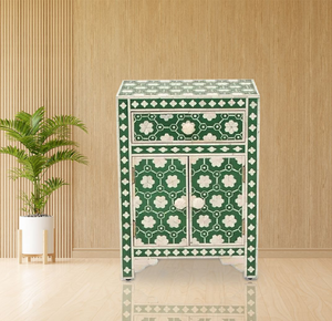 Mesas de centro nido con incrustaciones de hueso en azul marino, disponibles a precios de mayorista en cada palabra clave para un lujo que ahorra espacio. - Product Image 4