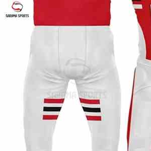 Uniforme de football américain de haute qualité 100% polyester pour les jeunes, vêtements d'équipe sportive de qualité supérieure avec un design imprimé uni - Product Image 6