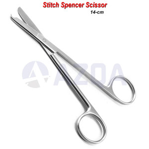 Stainless Steel Spencer Stitch Cutting Scissors Surgical Suture Removal Dental <b>Nurse</b> Precision Instrument - Product Image 2