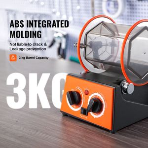 Mini polisseuse rotative, capacité 6,6 lb/3 kg, minuterie 0-60 minutes, 5 vitesses, machine rotative pour le polissage des bijoux et des métaux - Product Image 3