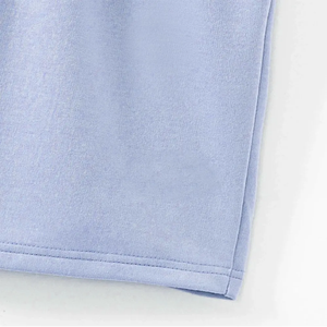 Shorts décontractés pour hommes de haute qualité en gros, taille élastique, en toile tricotée, couleur unie, shorts tendance - Product Image 5