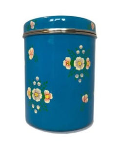 Recipiente Metálico con Acabado Esmaltado para Uso en la Cocina, Recipiente Metálico Ecológico para Azúcar, Sal y Otros Alimentos - Product Image 6