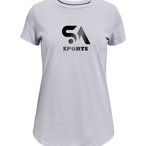 T-shirt décontracté en coton à manches courtes pour femmes Nouveau haut imprimé avec broderie sur le devant avec décoration de boutons - Product Image 1