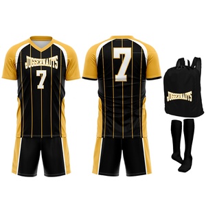 Conjuntos de Camisetas de Fútbol con Estampado Digital, Camisetas de Fútbol Transpirables de Manga Corta para Hombre, Uniforme de Equipo Personalizado 100% Poliéster - Product Image 6