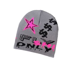 Suministro directo de alta calidad 100% acrílico personalizado Jacquard tejido transpirable impermeable sombrero de invierno 3D bordado Gorro con puños - Product Image 2