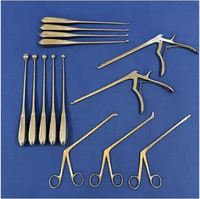 Kit d'instruments vétérinaires pour laminectomie, chirurgie orthopédique de la colonne vertébrale, manuel, réutilisable, en acier inoxydable allemand pour chiens et chevaux, certifié CE