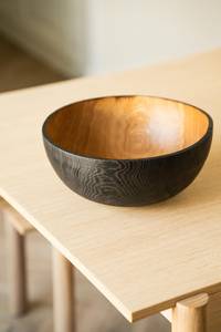 Juego de tazones redondos de madera para ensalada, perfecto para organizar cenas, comidas familiares y experiencias elegantes de servir comida. - Product Image 4