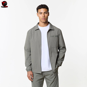 Ensemble veste et short de sport légers pour homme, veste zippée, ensemble deux pièces décontracté, coupe-vent personnalisé - Product Image 6