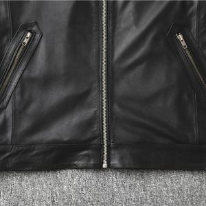 Veste en cuir pour homme, style streetwear, vêtements décontractés d'hiver, nouvelle mode, imperméable, veste en cuir sur mesure pour homme, CP-MLJ-16 - Product Image 4