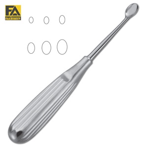 เครื่องมือผ่าตัดกระดูกแบบปลายคู่รูปวงรี VOLKMANN BONE CURETTE (0000) คุณภาพพรีเมียม สำหรับขูดกระดูก ตะไบกระดูก และตัดชิ้นเนื้อ - Product Image 3