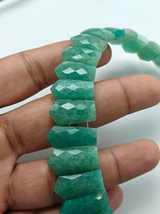 Collar de Amazonita de la Mejor Calidad 2026, Azul y Verde, con Piedras Preciosas Facetadas de Forma Elegante, para Joyería de Moda Femenina - Product Image 2