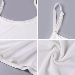 Chaleco de punto para mujer, camiseta interior, prenda exterior, top corto sin mangas con cuello medio alto y sin tirantes - Product Image 6