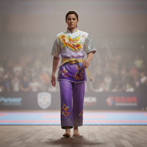 Uniforme de Artes Marciales Wushu Bordado a Mano Personalizado de Moda para Adultos y Niños, Uniforme de Alta Calidad para Kung Fu, Tai Chi y Karate - Product Image 3