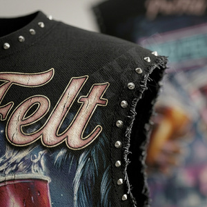 Apparel OEM ODM High Quality Vintage Graphic Sleeveless Tank Top Streetwear Summer Casual Trendy Custom Print Unisex Shirt Men - Product Image 4