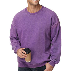 Best Manufacturer Latest Design basics cotton blended Men Sweatshirt Street Wear Cotton Made Oversize Sweatshirt - Product Image 4
