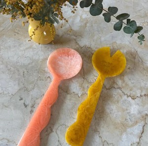 Resin Serving Spoon Decorative Design Food Grade Serving Utensil for Everyday Kitchen Dining and <b>Buffet</b> Events - Product Image 1