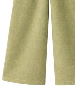 กางเกงวอร์มขายาวสีเขียวเซจแบบมีกระเป๋าซิป เอวยางยืด ผ้าฟลีซ สไตล์ลำลอง สตรีทแวร์ สำหรับผู้หญิง เหมาะสำหรับฤดูหนาว - Product Image 6