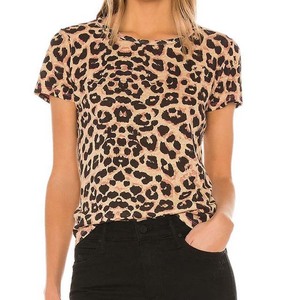 Camiseta sin Mangas Casual para Mujer, con Estampado de Leopardo Amarillo, Cuello en V, Tejida y Transpirable - Product Image 6