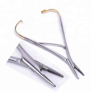 Instruments d'orthodontie dentaire Mathieu Plier Mathieu Porte-aiguille doré - Product Image 5