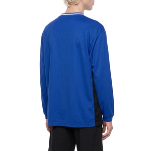 Camiseta Deportiva de Manga Larga con Cuello en V para Hombre, con Paneles de Color en Contraste, Sudadera Deportiva para Entrenamiento de Fútbol, Venta al Por Mayor - Product Image 5