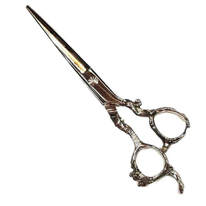 Luxury Gold Engraved Professional Barber Scissors Custom Logo Stainless Steel Hair Cutting Shears Ornate Hairdressing Scissors - Product Image 4