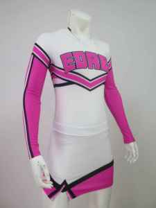 ชุดยูนิฟอร์มเชียร์ลีดเดอร์สำหรับผู้ใหญ่แบบสั่งทำพิเศษของ Solid Traders พร้อมโลโก้ด้านหน้า ผลิตจากโพลีเอสเตอร์ 100% พิมพ์ลายดิจิทัล - Product Image 5