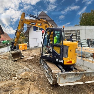 Excavadora Sany SY155U, una máquina potente y eficiente diseñada para máxima productividad y un rendimiento duradero. - Product Image 1