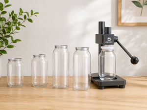 Boîte ronde en PET recyclé de qualité alimentaire avec bouchon à vis pelable pour machine de scellage manuelle (250ml/330ml/500ml/700ml) imprimée UV - Product Image 1