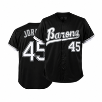 Maillot de baseball court pour adulte, personnalisé avec logo imprimé par sublimation, antibactérien, 100 % polyester, OEM ODM, ensembles 7V7, uniforme sportif