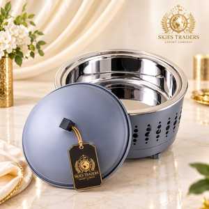 Arabic Calligraphy Design Insulated Casserole <b>Food</b> Warmer Hot Pot Buffet <b>Server</b> For Kitchen Dining Table - Product Image 4