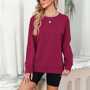 Sudadera con Capucha Corta Extra Grande de Felpa para Mujer, Diseño Nuevo, 100% Algodón, para Invierno - Product Image 2