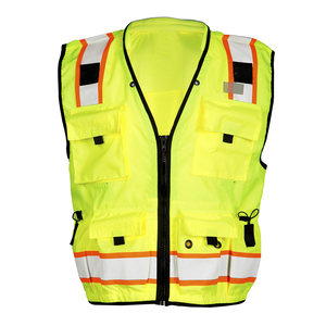 เสื้อกั๊กนิรภัยหลากสีแบบกำหนดเองขายดี ดีไซน์โดดเด่นพร้อมคุณสมบัติกันน้ำ เสื้อกั๊กทำงานเพื่อความปลอดภัย บริการ OEM - Product Image 1