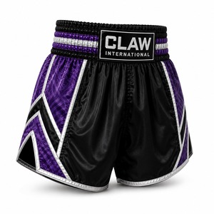 Pantalones Cortos de Muay Thai OEM con Logotipo Personalizado, Pantalones Cortos de Boxeo de Alta Calidad, Transpirables y Cómodos - Product Image 4