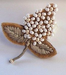 MD HANDICRAFTS Designer Handmade Embroidery Brooch Customizable Design Unisex Fashion <b>Accessories</b> for Children Adults-<b>Wedding</b> - Product Image 4